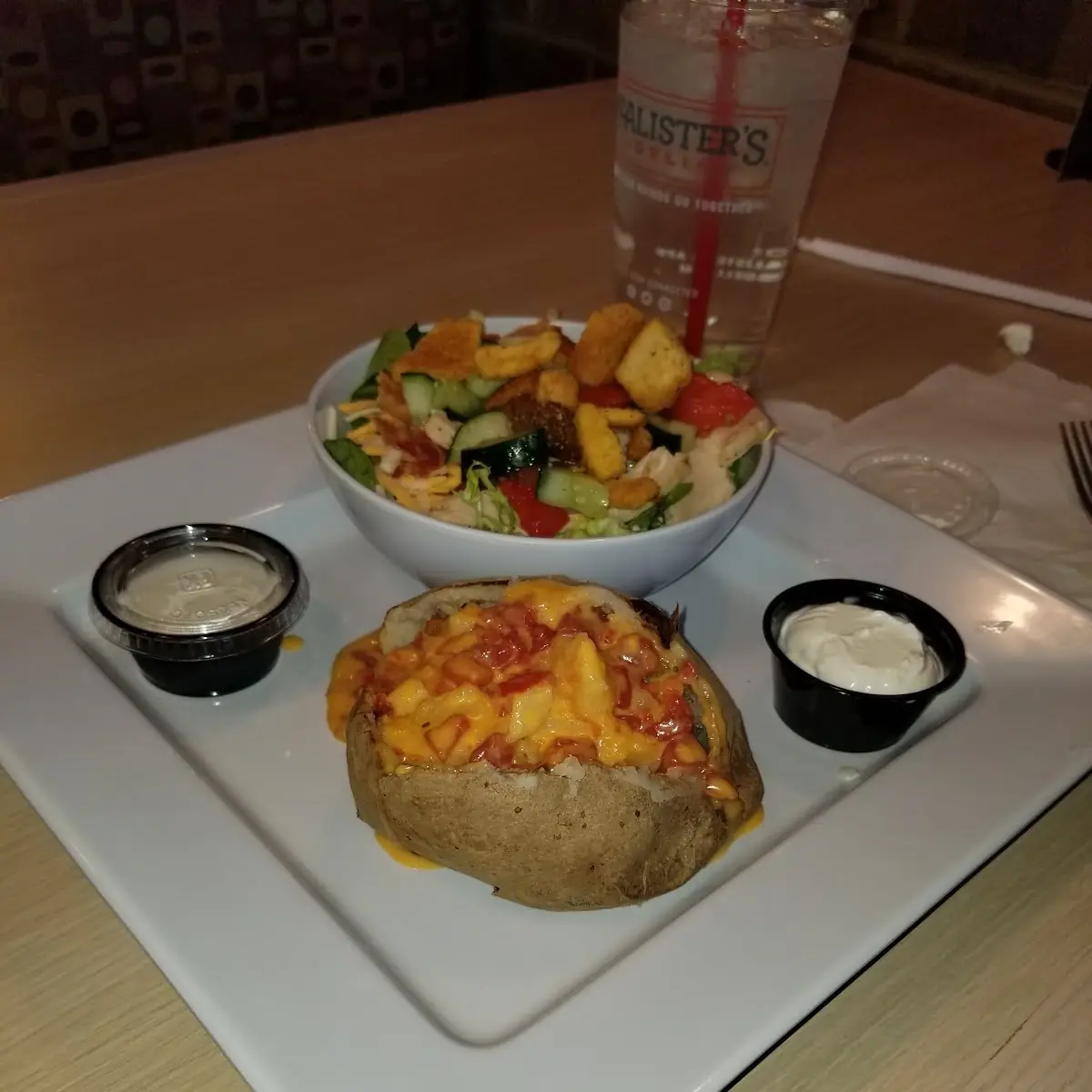 Rotel Baked Potato