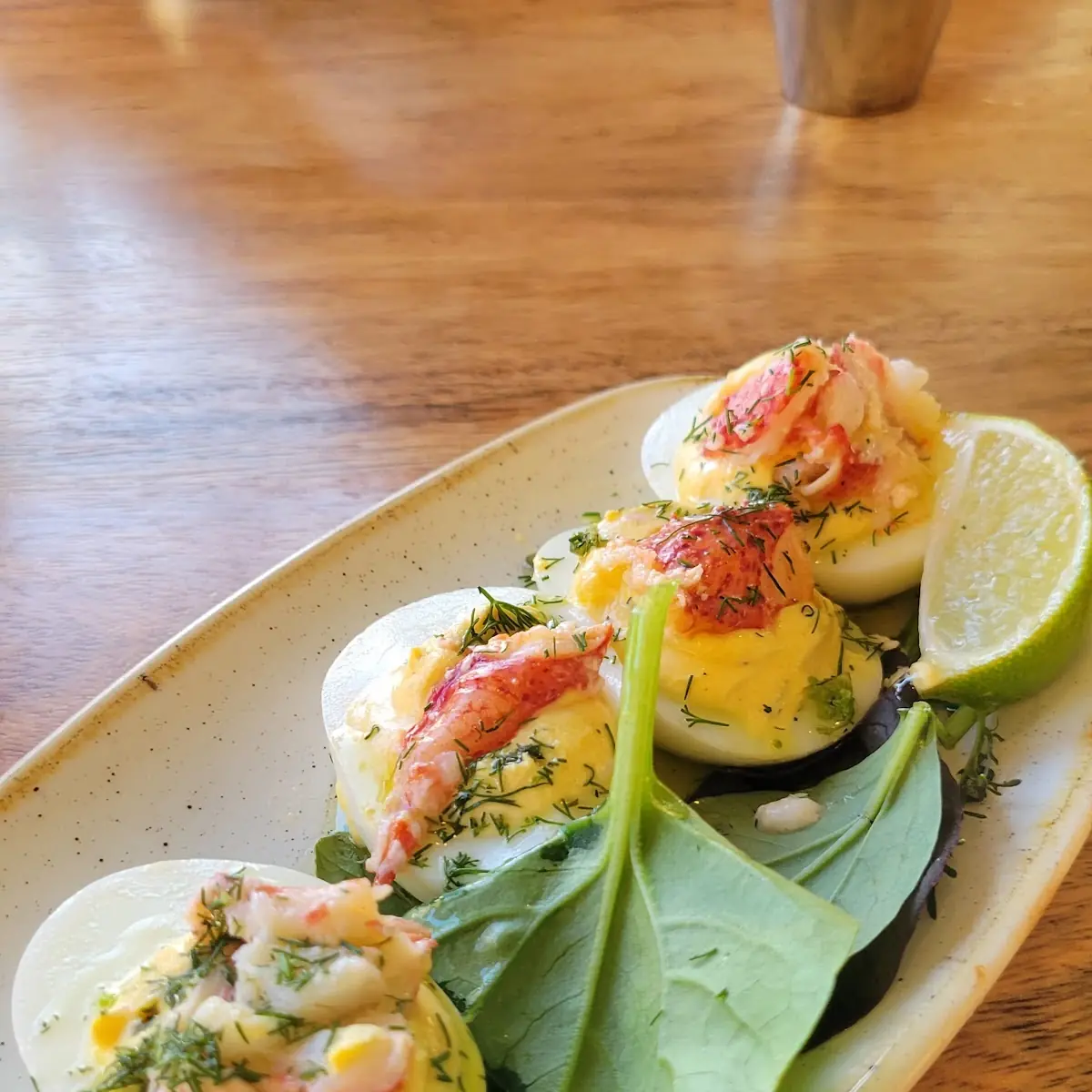 Lobster Deviled Eggs
