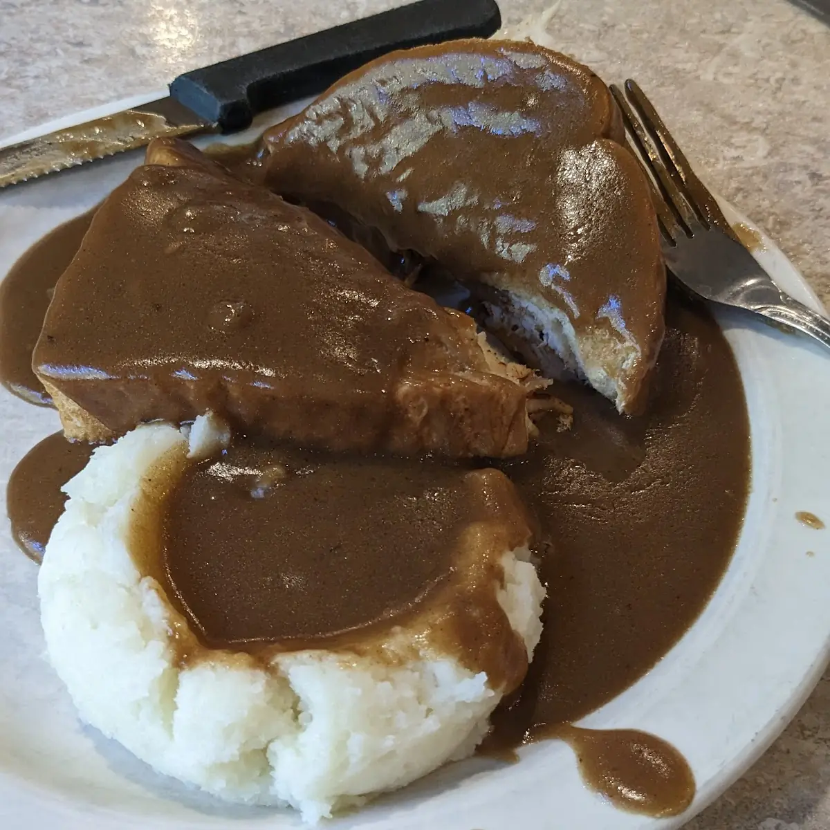 Hot Beef Sandwich