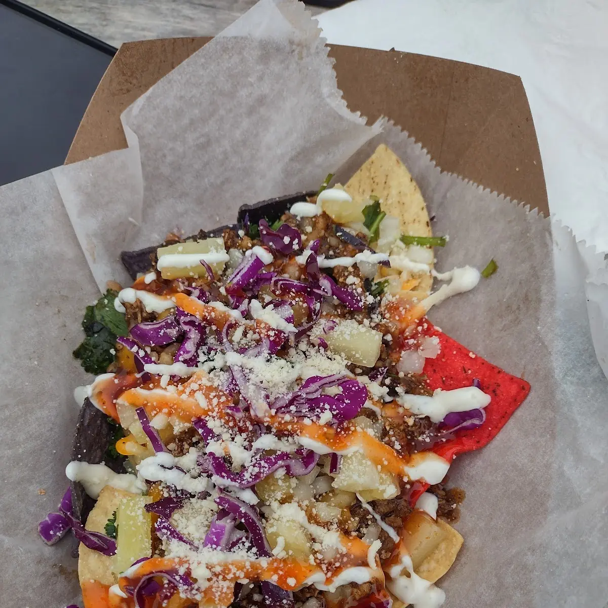 Jerk Chicken with Taco Chips