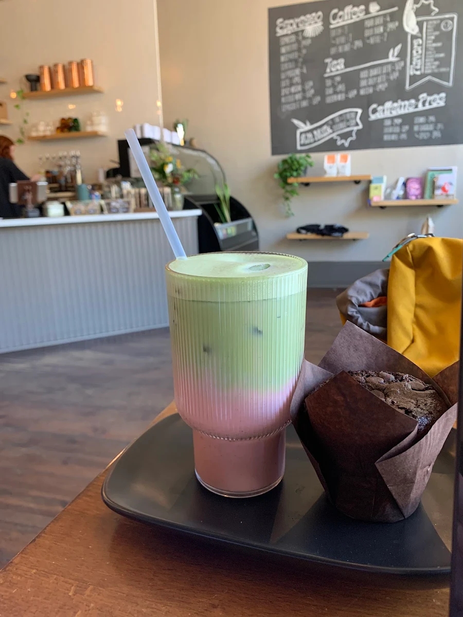 Strawberry Matcha Latte