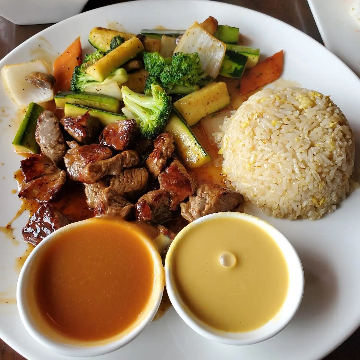 Filet Mignon and Lobster Hibachi