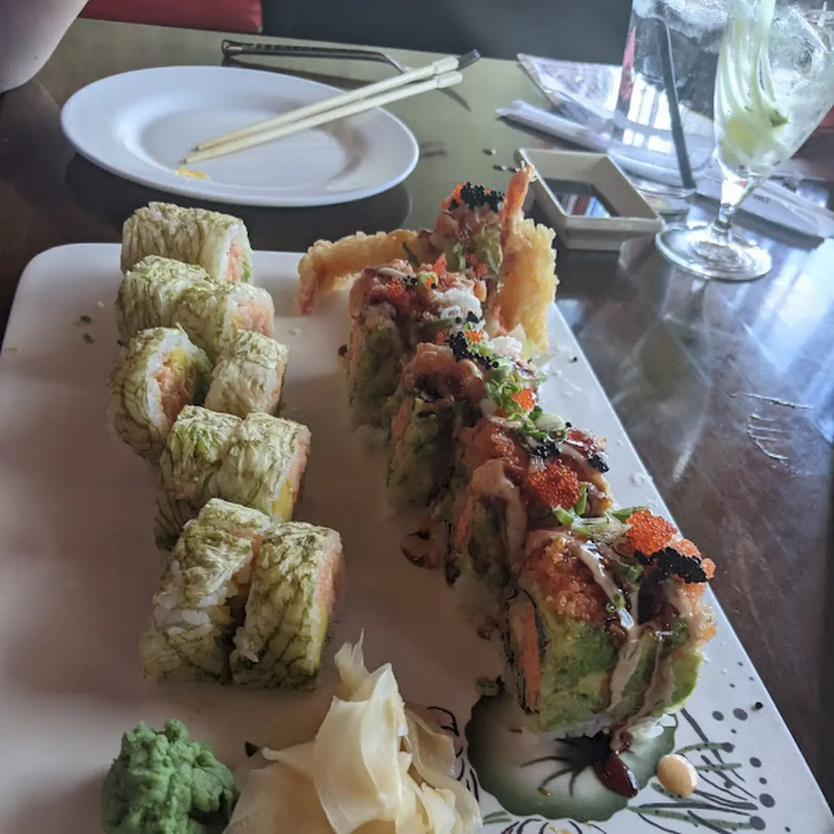 Tiger Roll Spring Roll Sushi