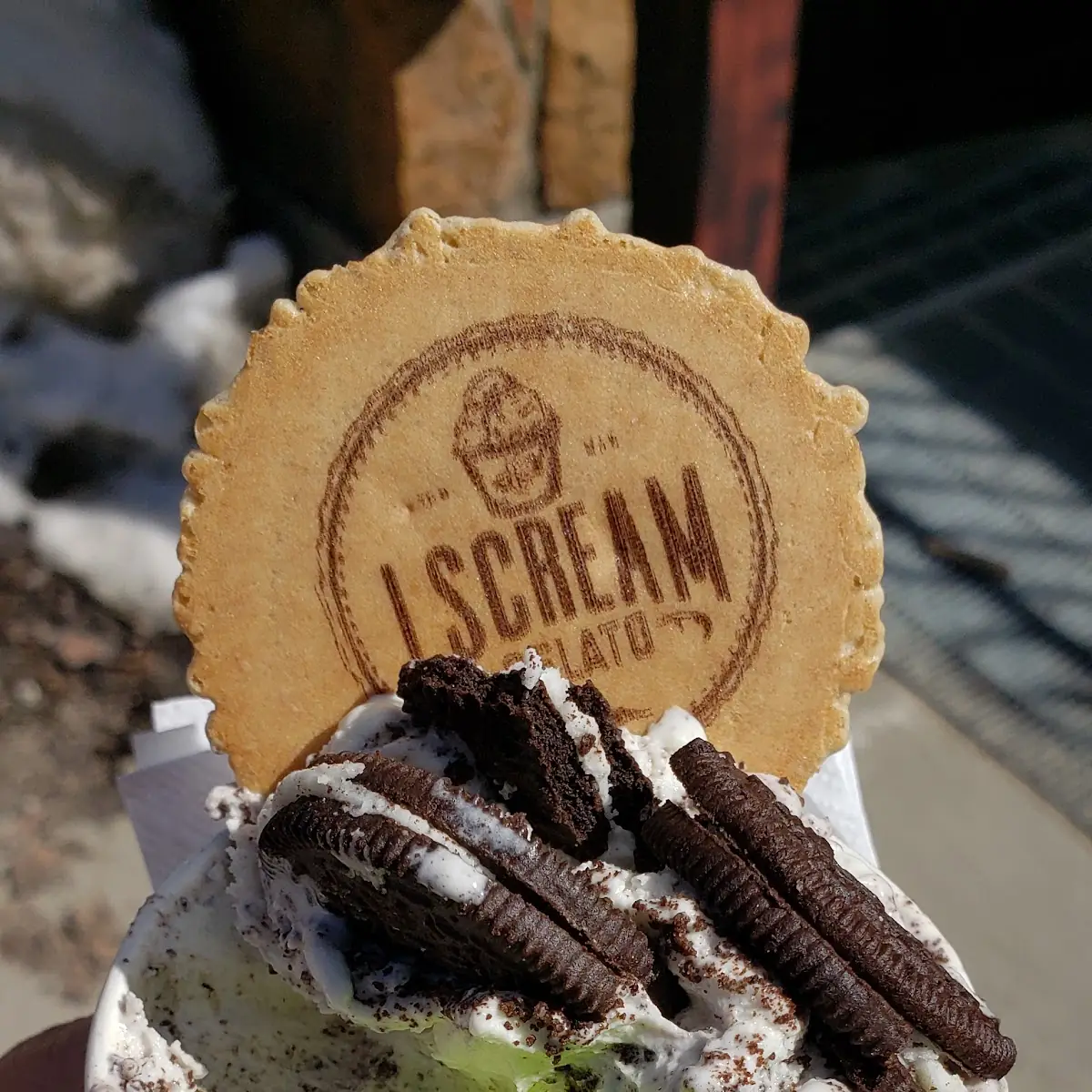 Oreo Cookie Gelato