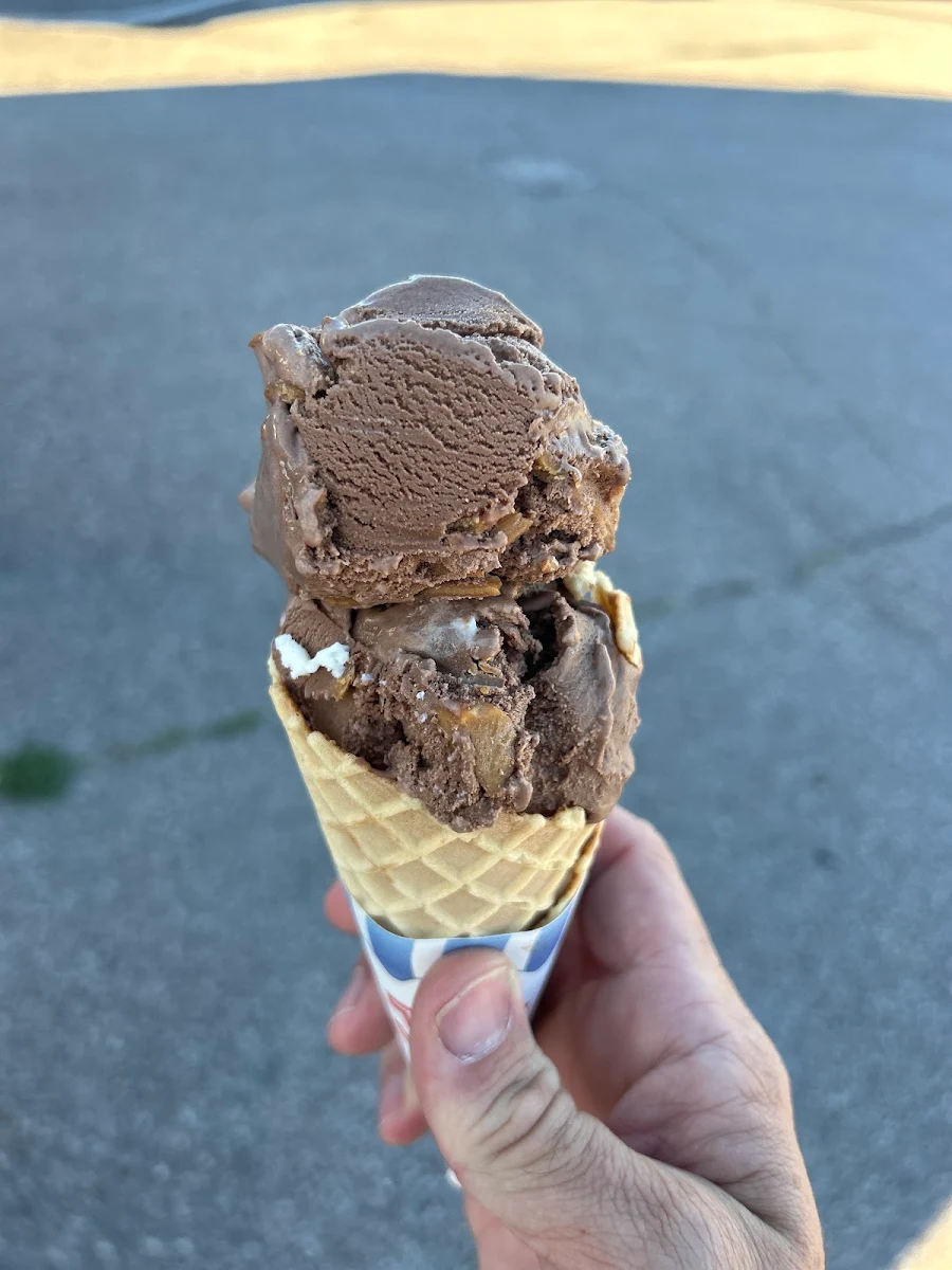 Peanut Butter Cup Waffle Cone