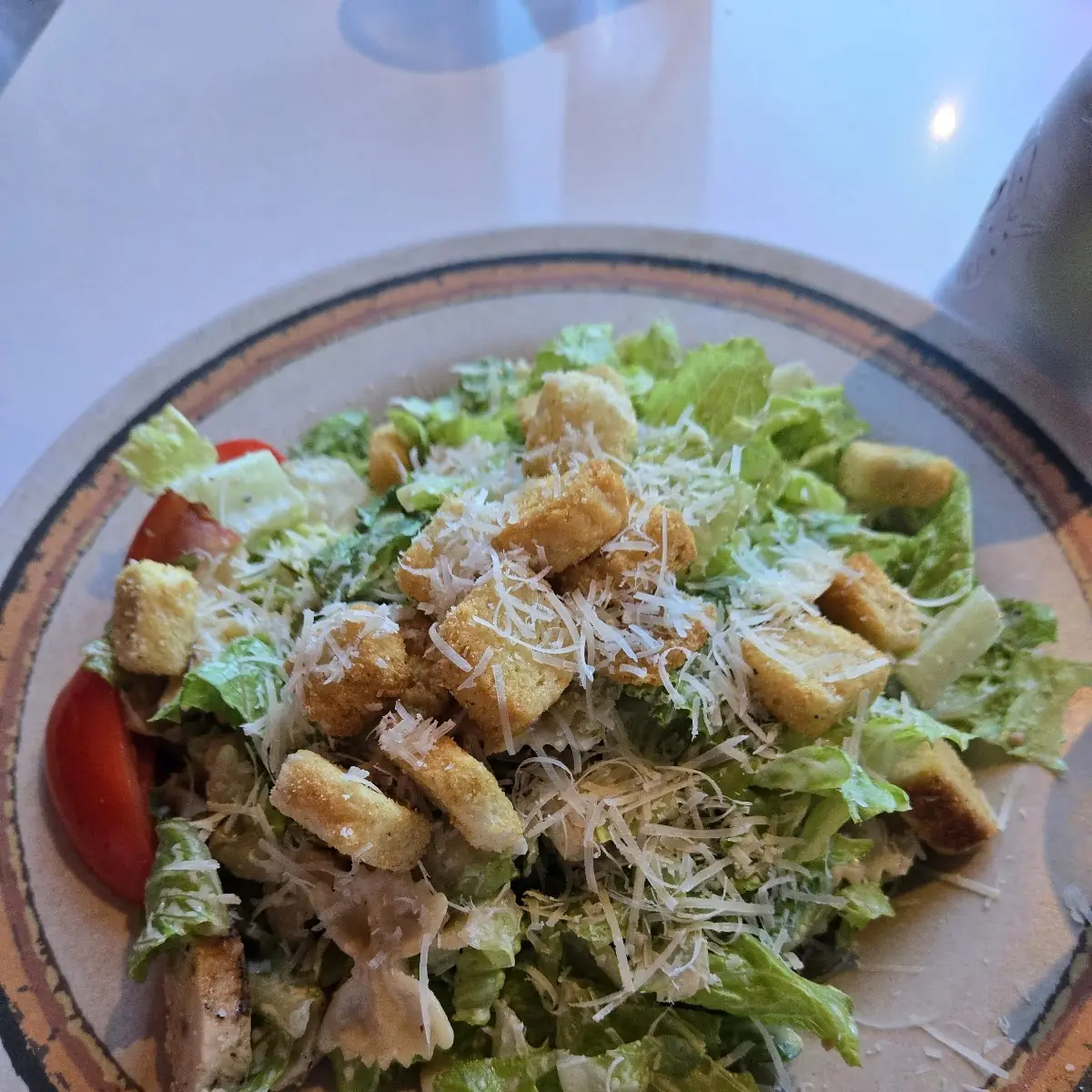 Bowtie Chicken Caesar Salad