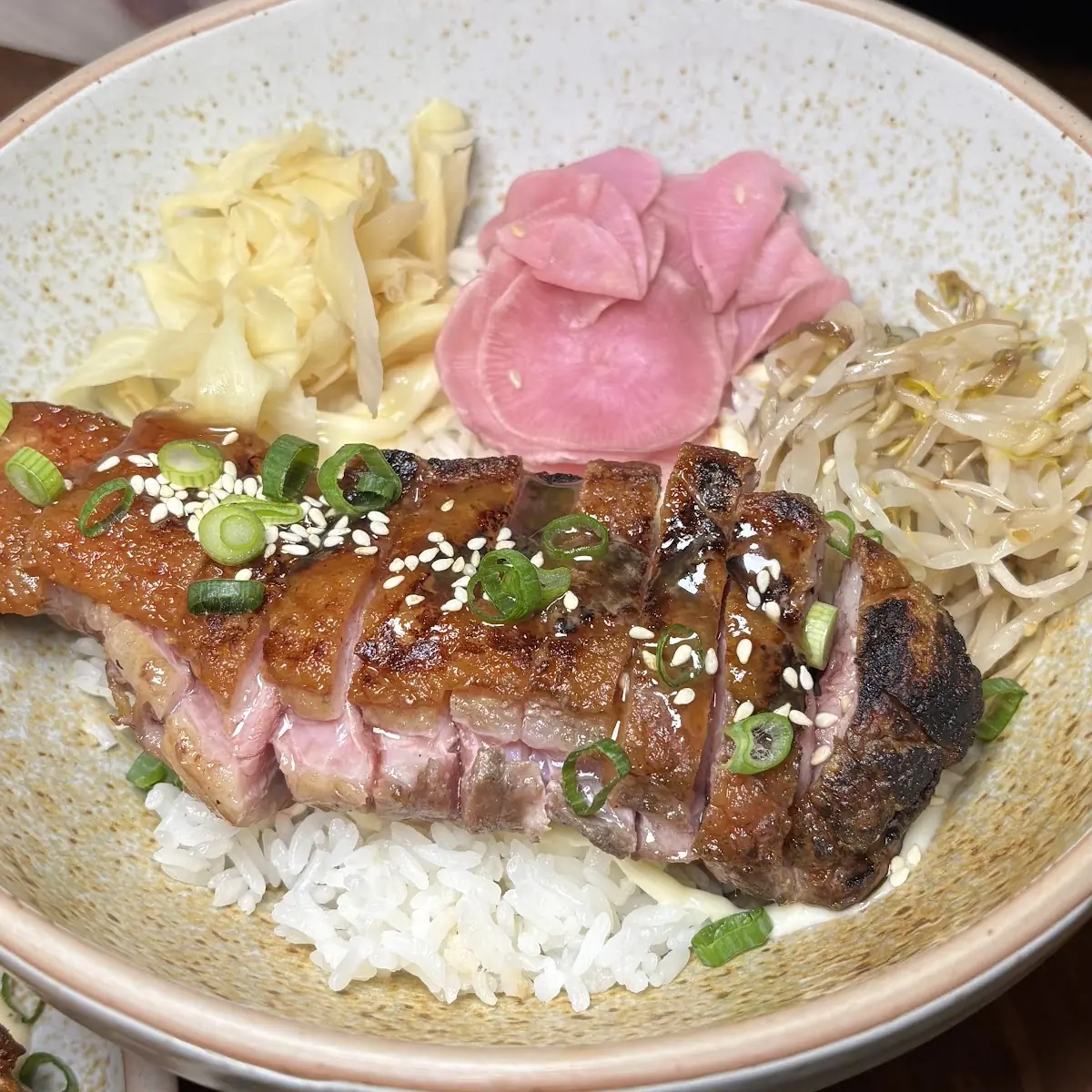 Grilled Duck Breast Donburi
