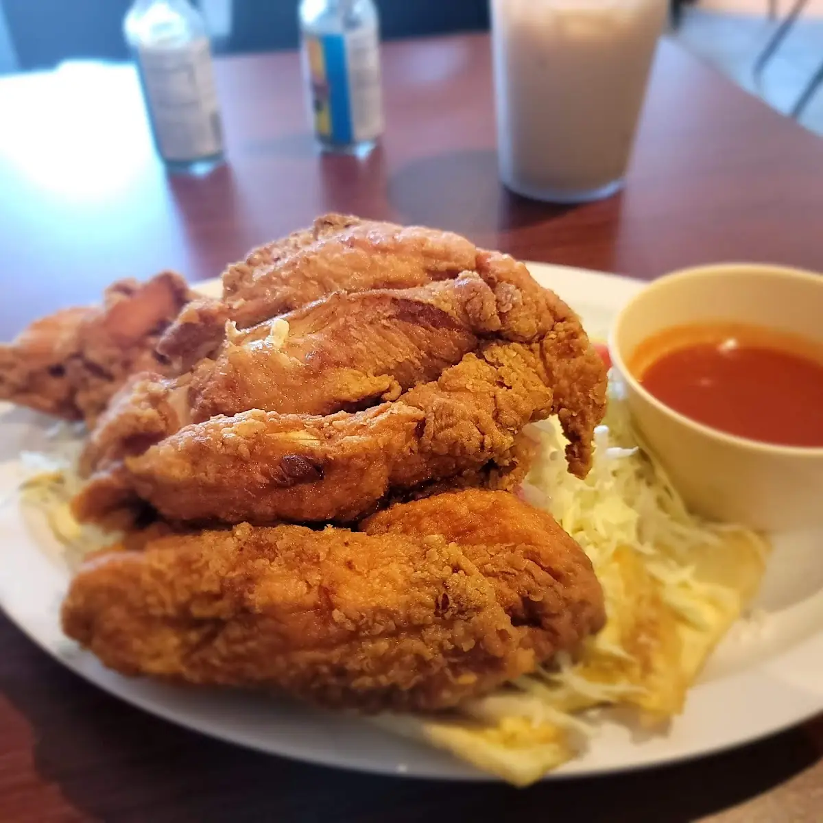 Pollo Frito Con Tajadas