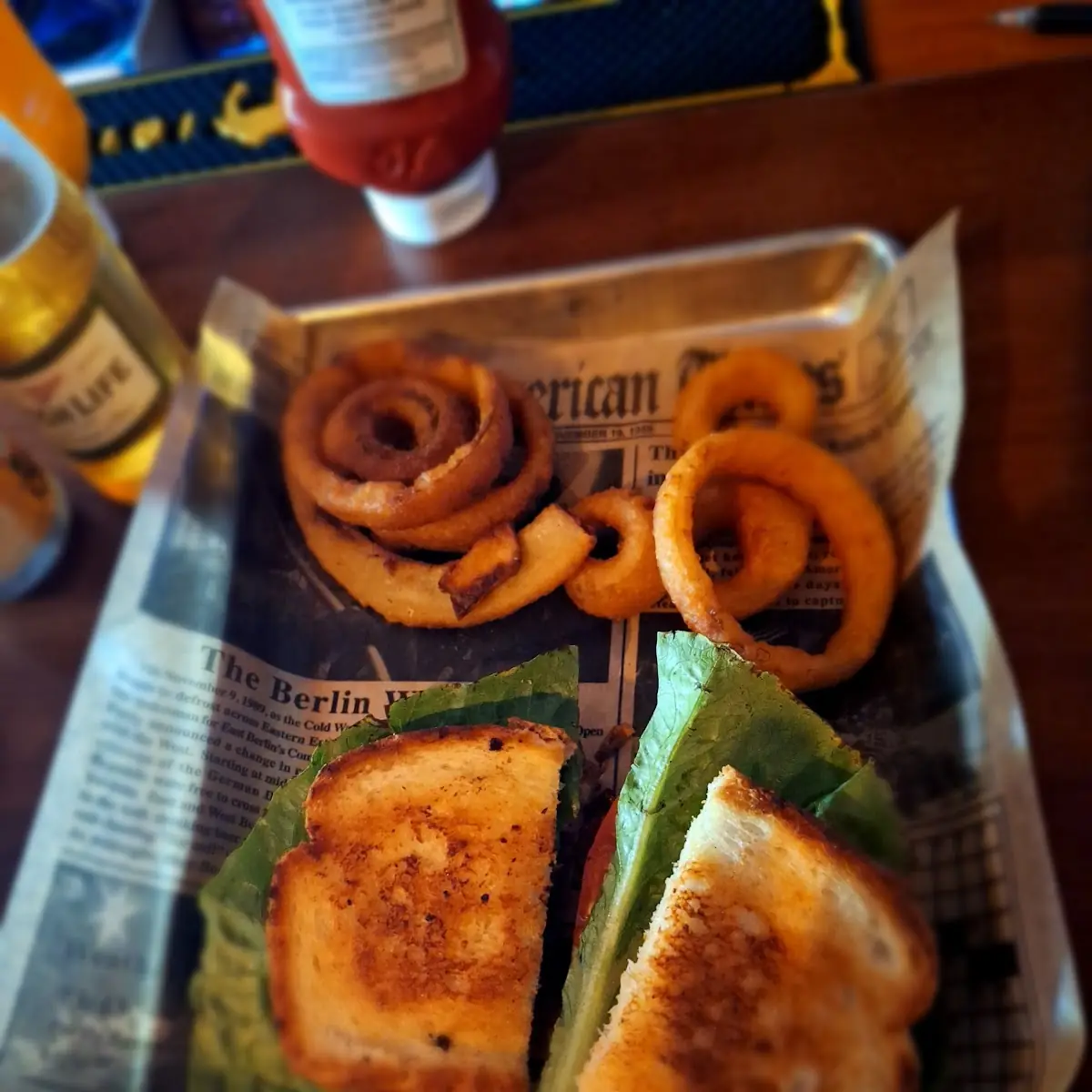 blt with Onion Rings