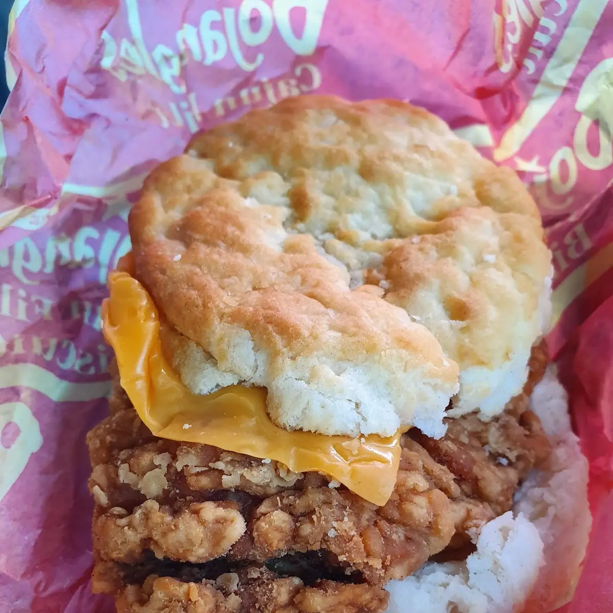 Cajun Chicken Fillet Biscuit