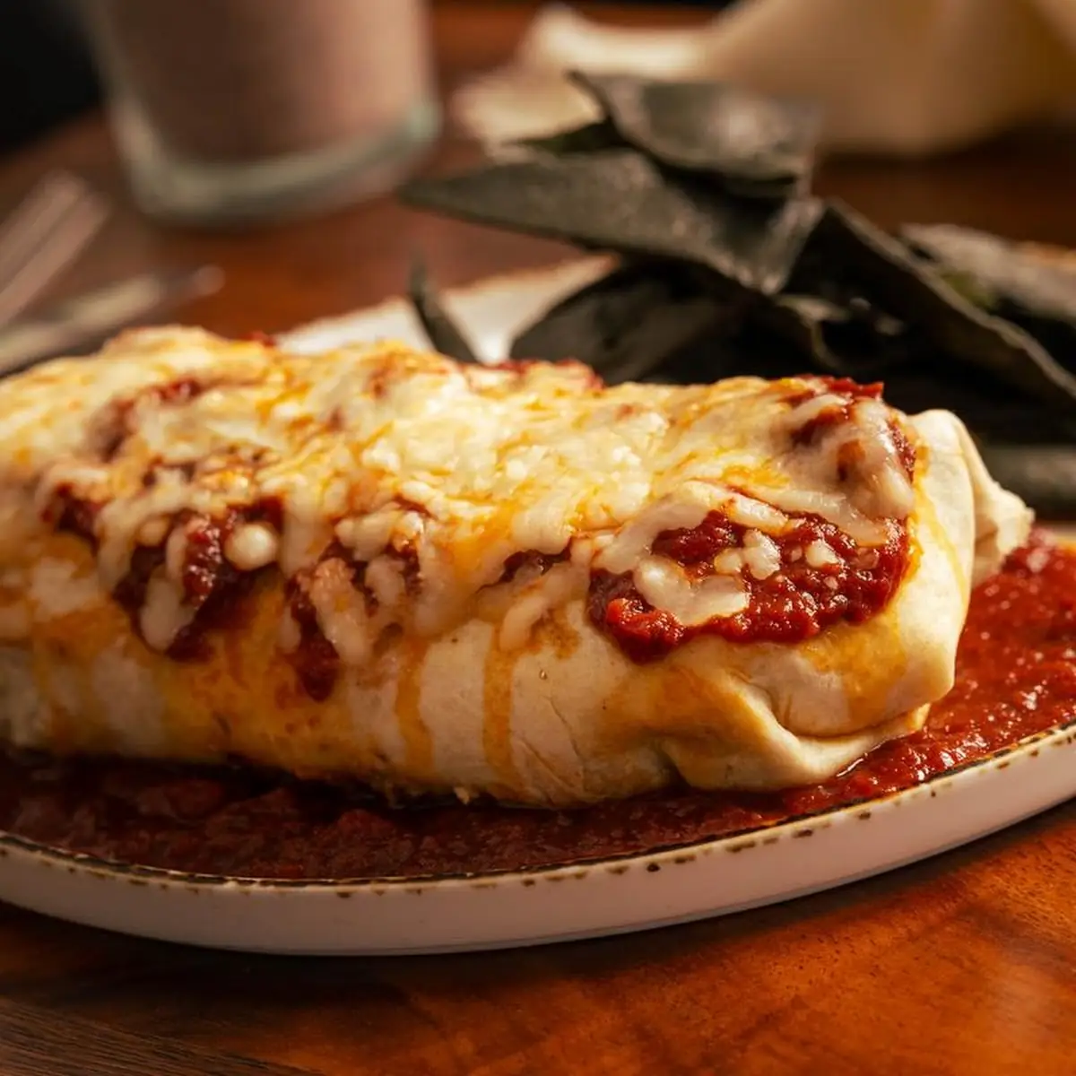 Soyrizo Enchilada Burrito
