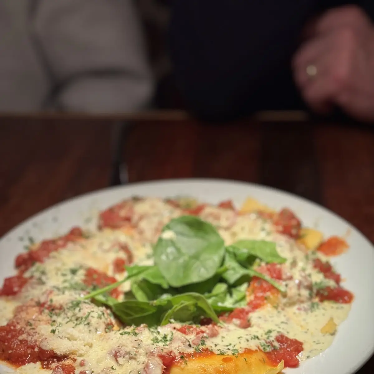 Wood Fire Half Meat & Half Cheese Ravioli