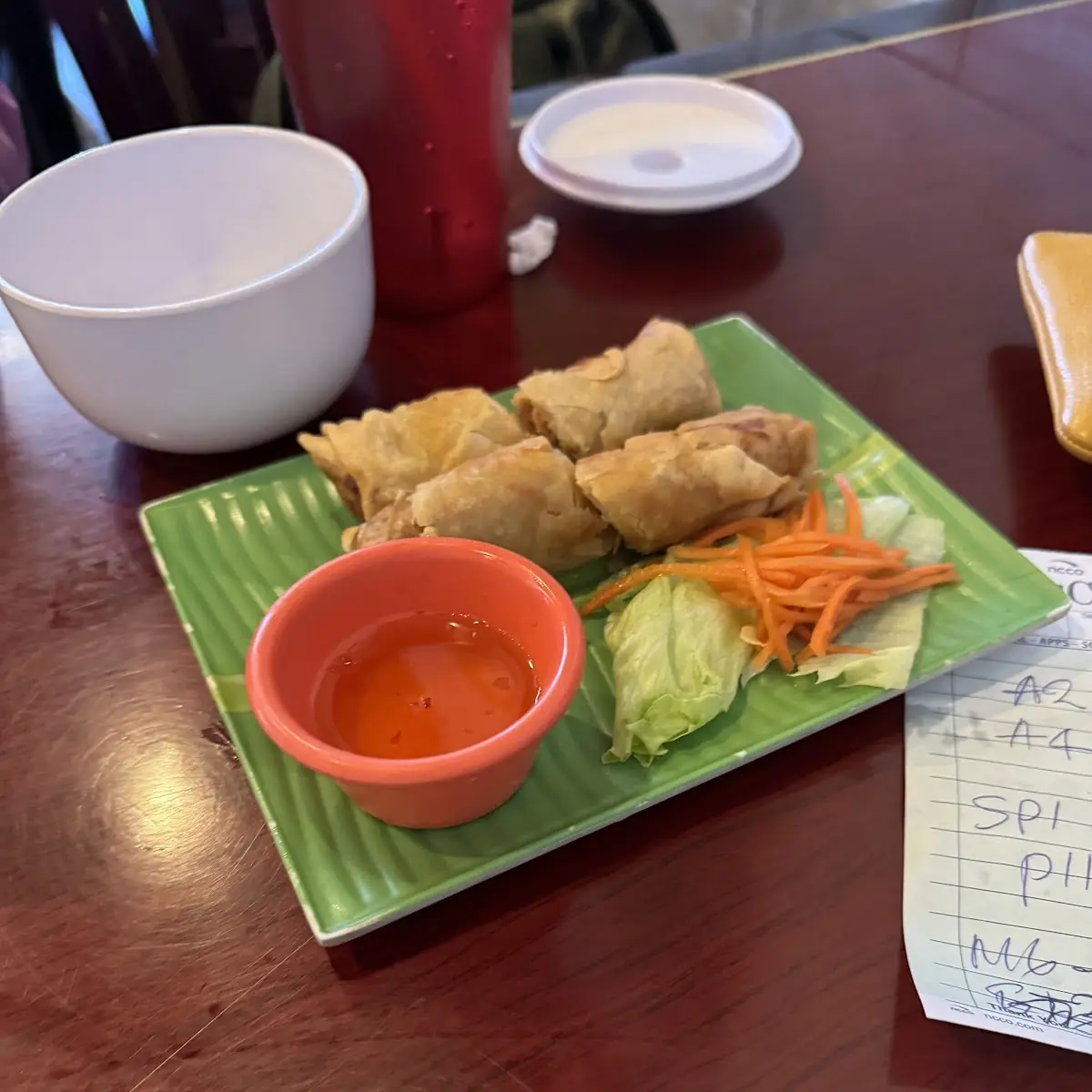 A4. VEGETABLE EGG ROLLS/Cha gio Chay (2)...