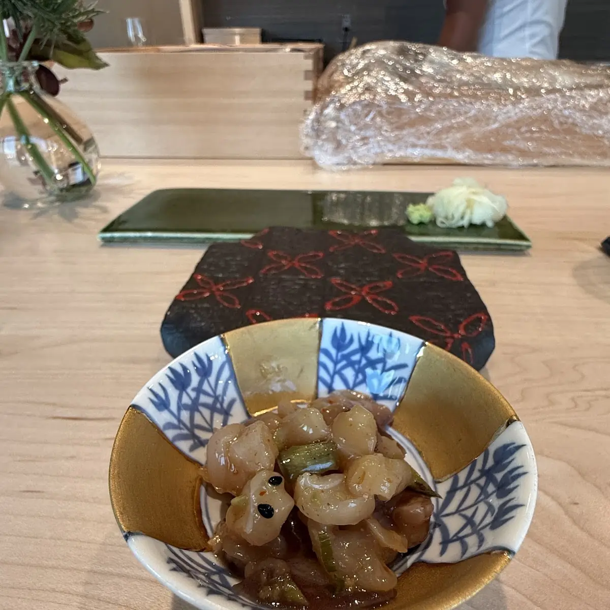 Live Octopus Sashimi