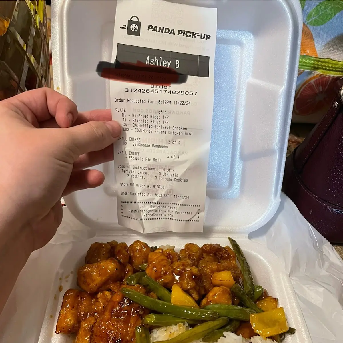 Honey Chicken and Orange Chicken