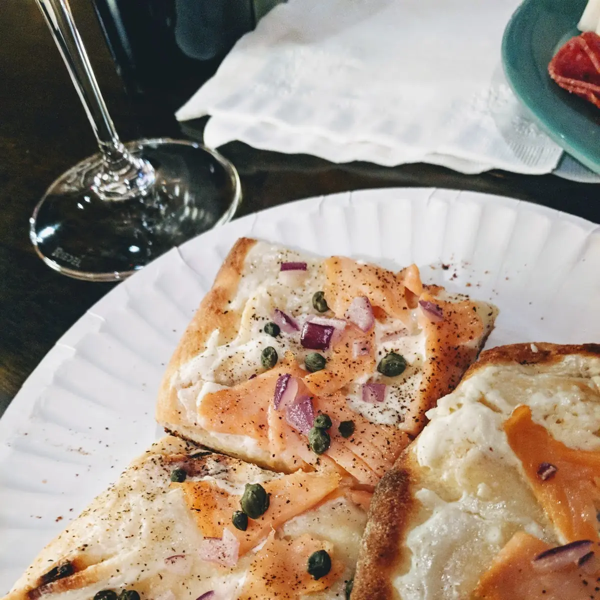 Smoked Salmon Flat Bread