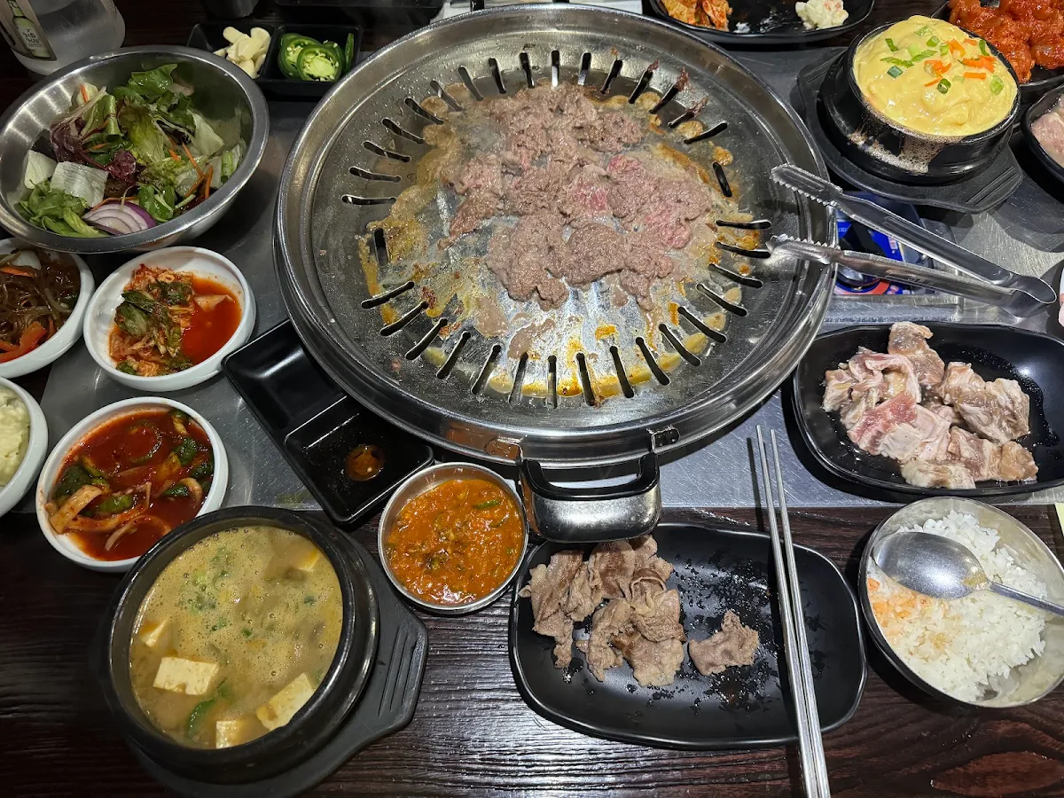 Grilling Meat with Dipping Sauces