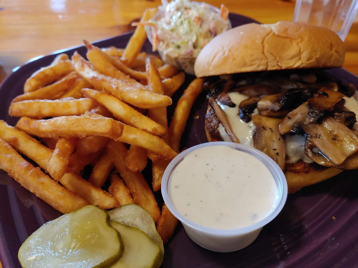Mushroom & Swiss Burger