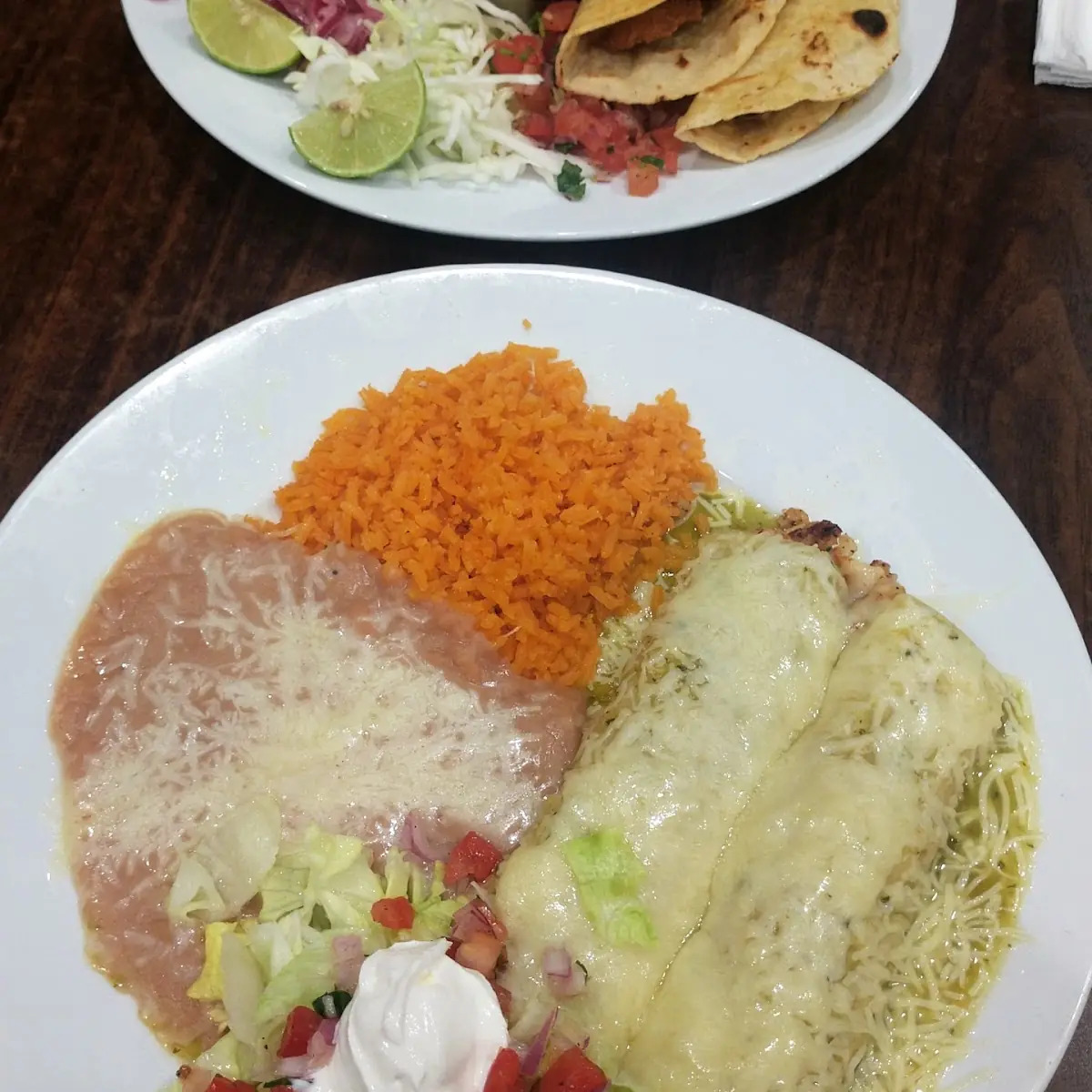 Chicken Enchiladas & Crunchy Tacos