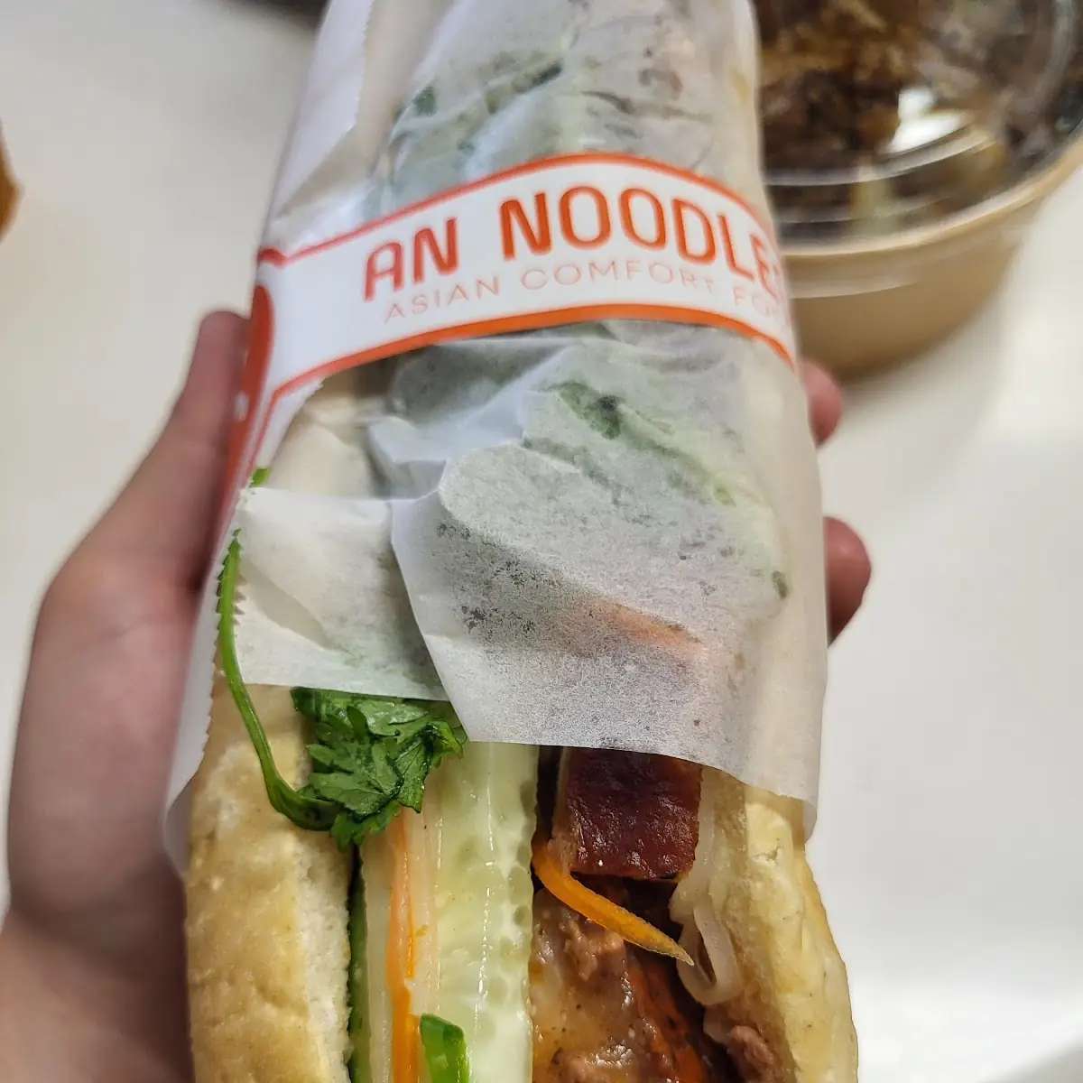 Vietnamese Meatball Sandwich