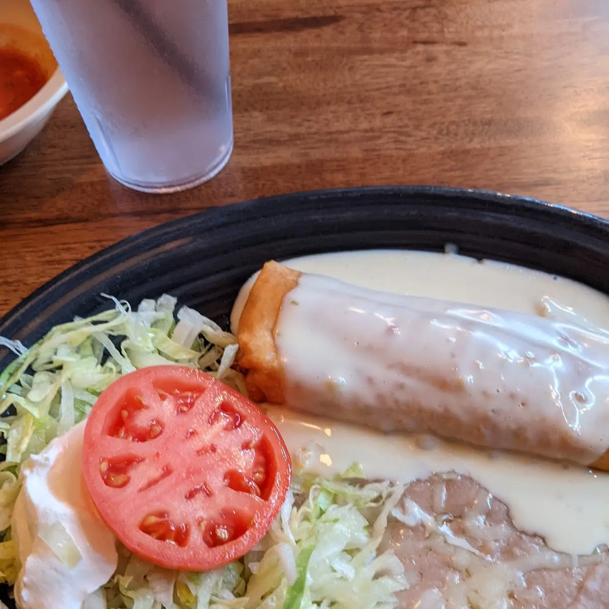Chicken Flautas Dinner