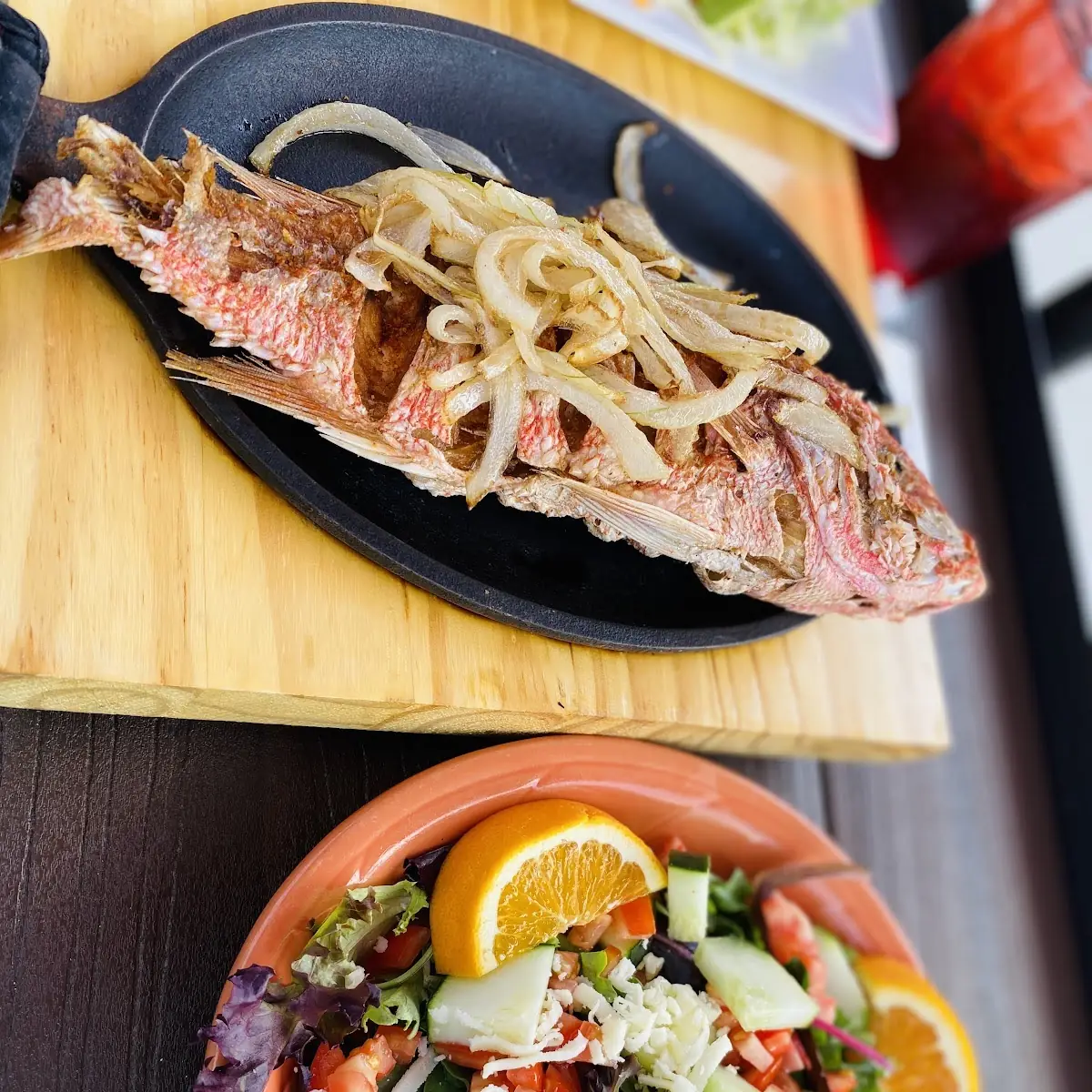 Fried Whole Red Snapper