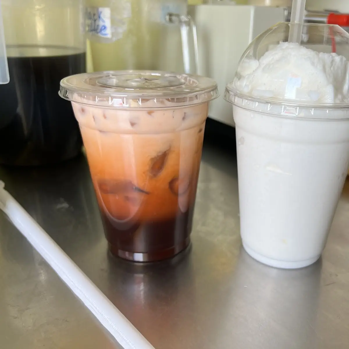 Thai Tea and Coconut Smoothie