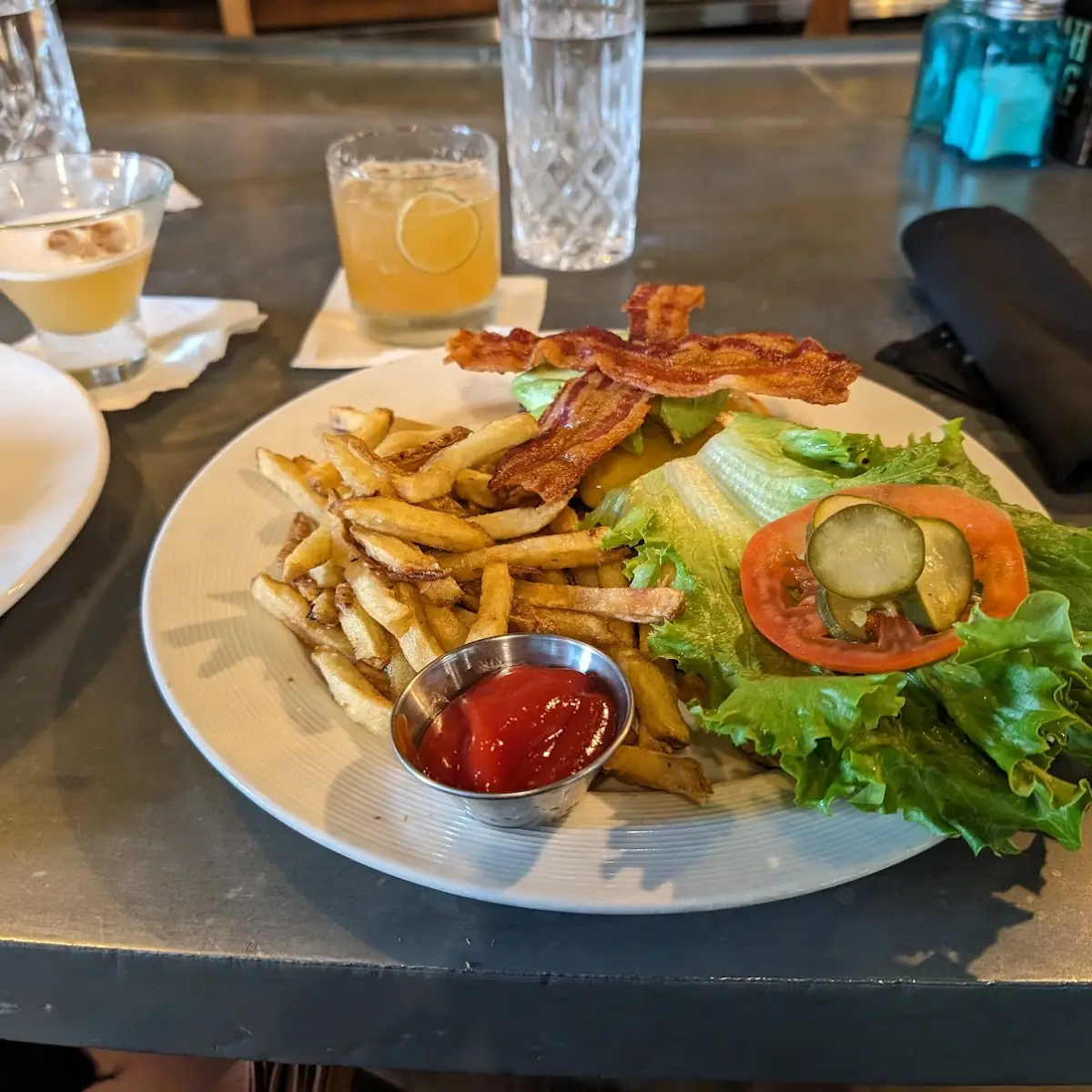 Burger with Bacon Jam