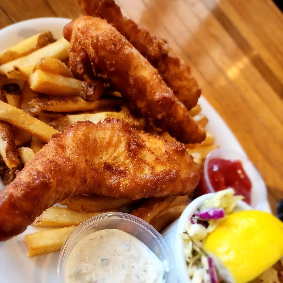 Beer Battered Fish & Chips