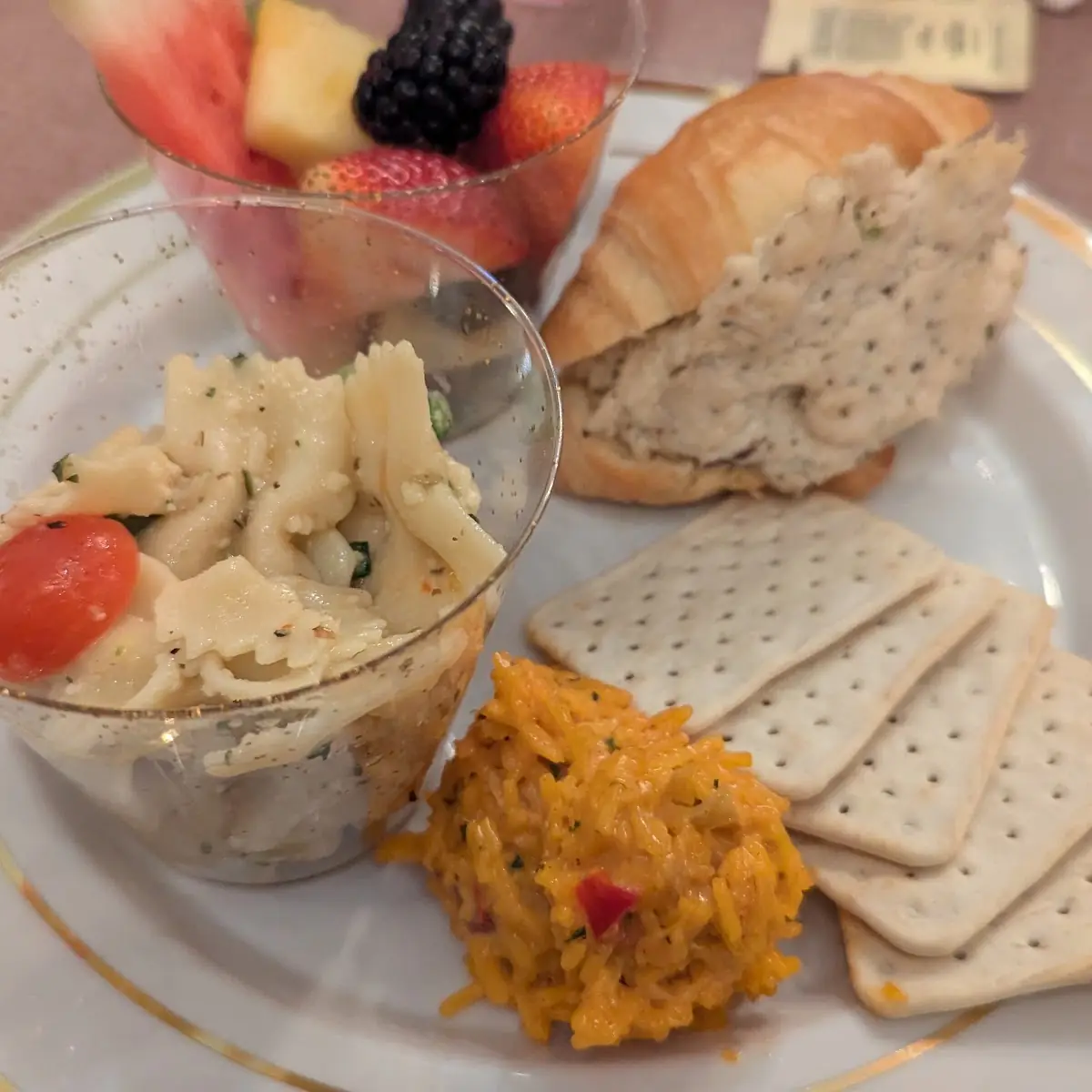 Pasta Salad Fruit Chicken Salad