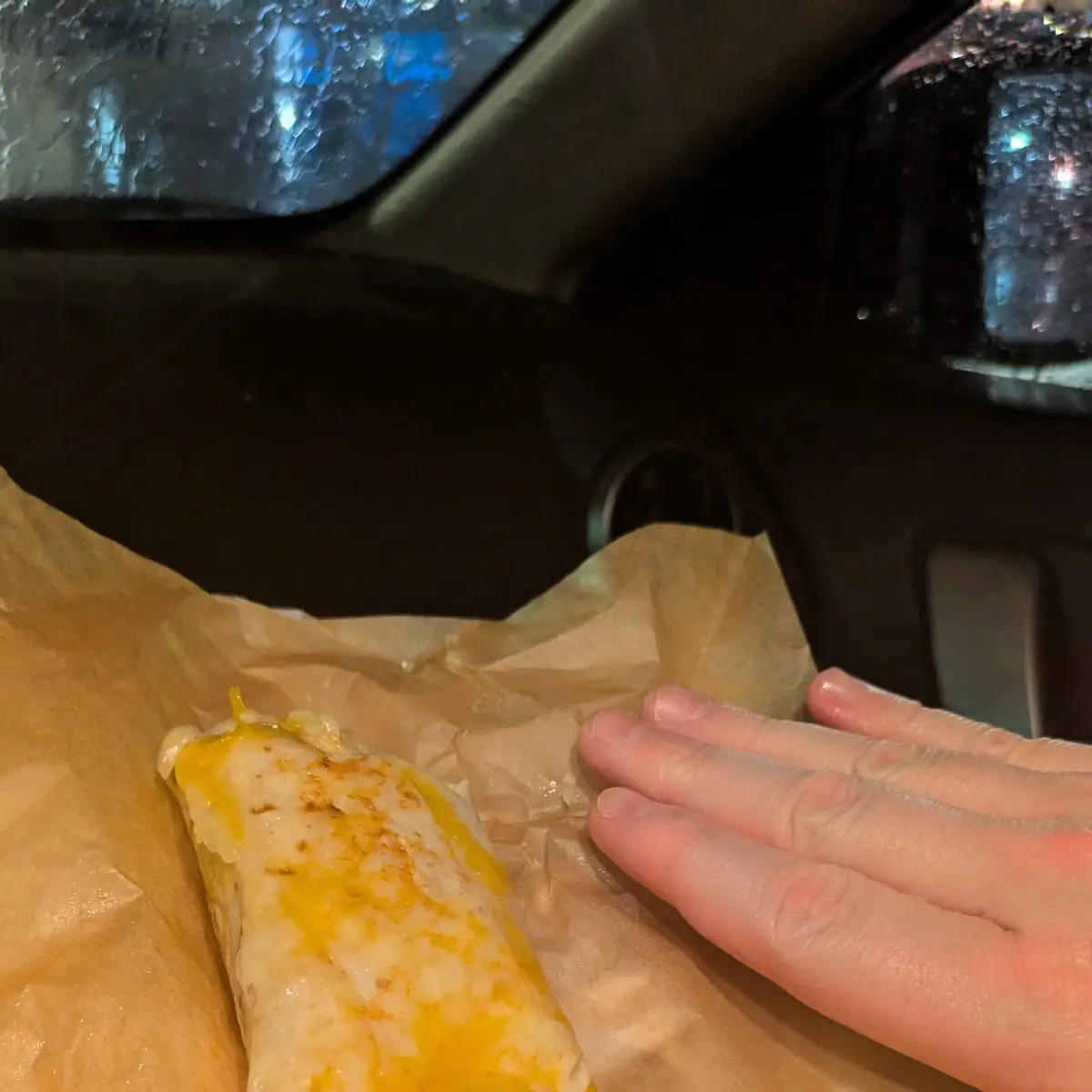 Grilled Cheese Steak Burrito