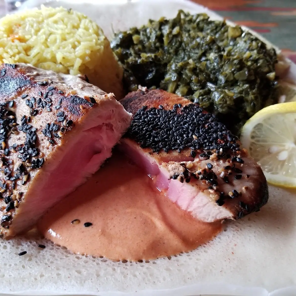 Ahi Tuna with Gomen