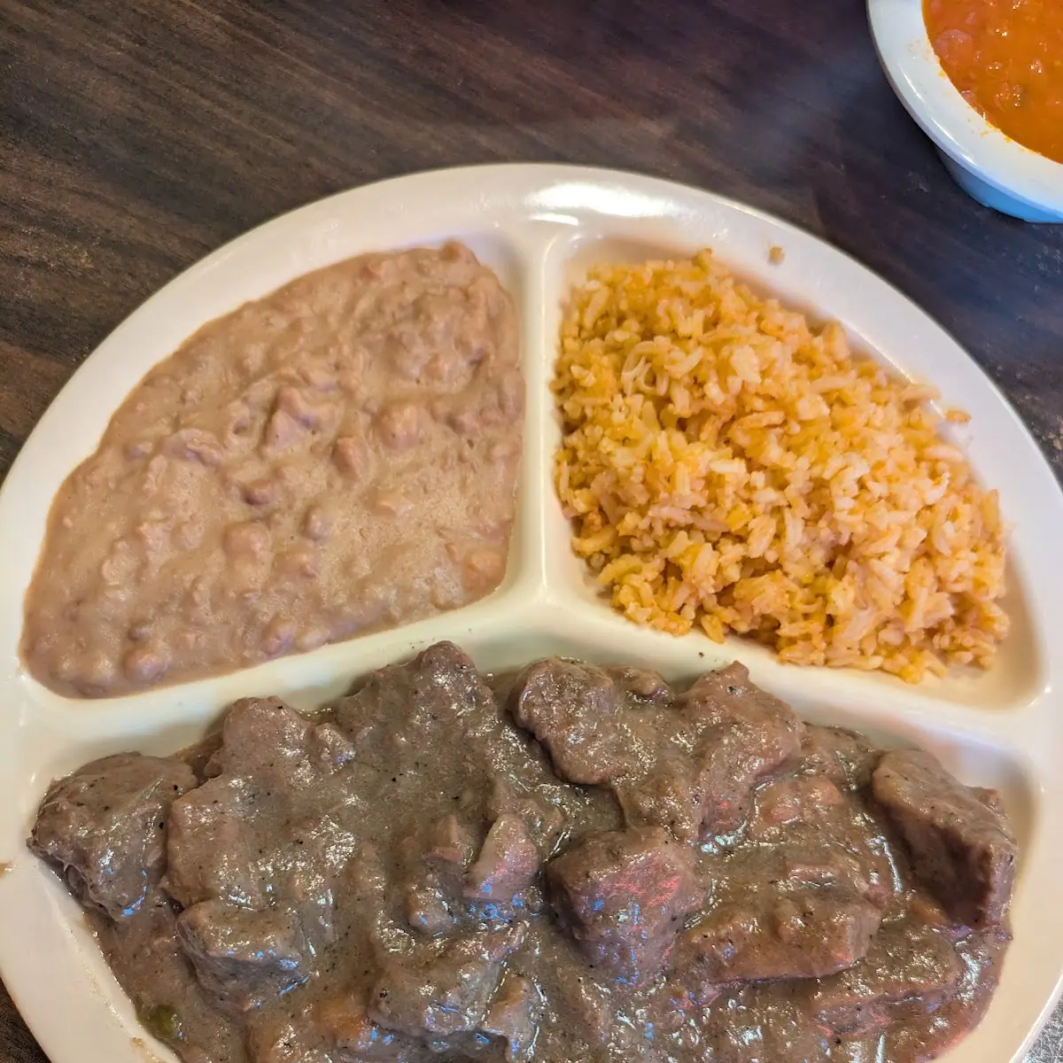 Beef Burrito Beef Tips in Gravy