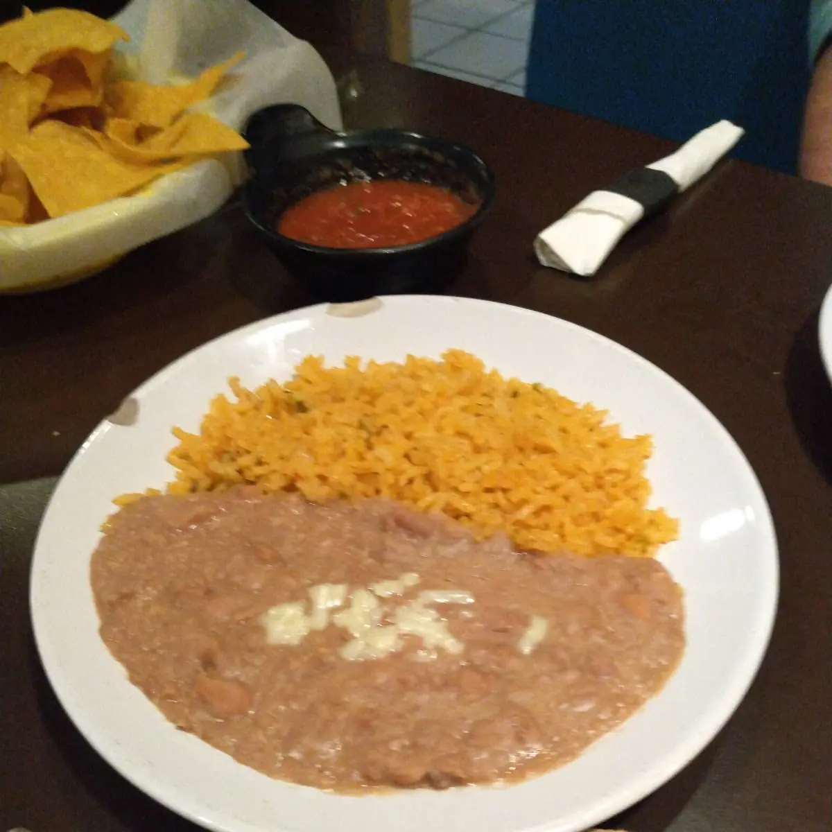 Refried Bean and Rice