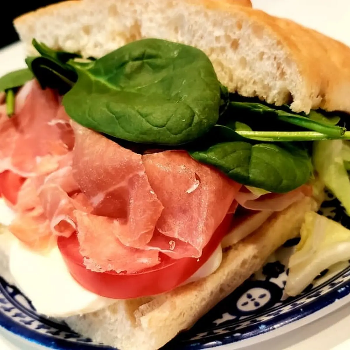 Prosciutto Di Parma & Fresh Mozzarella Sandwich