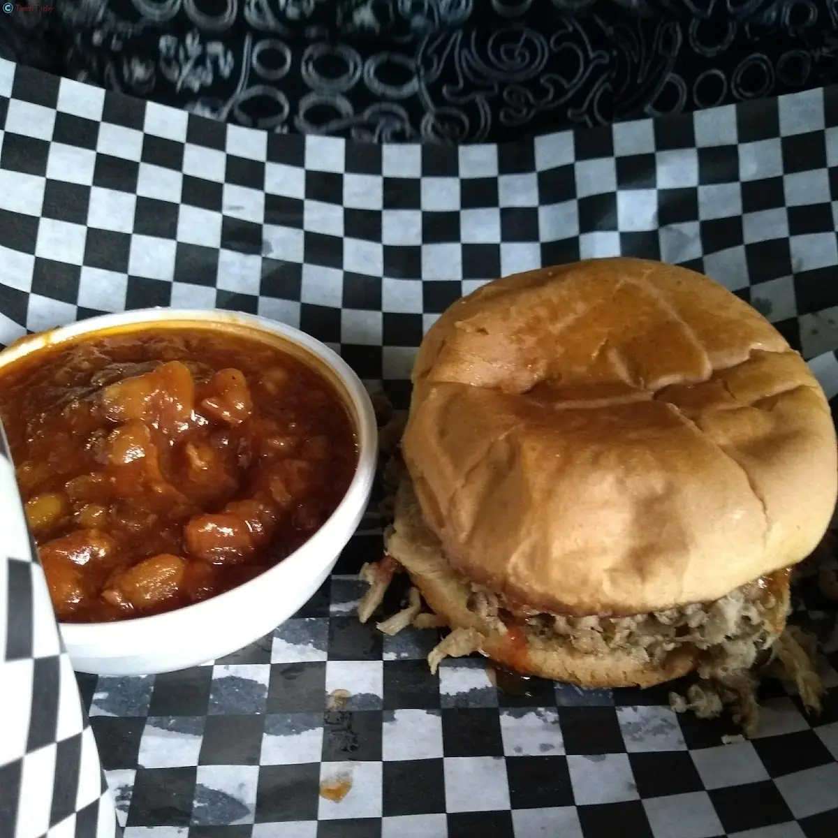 Chopped Beef and Baked Beans