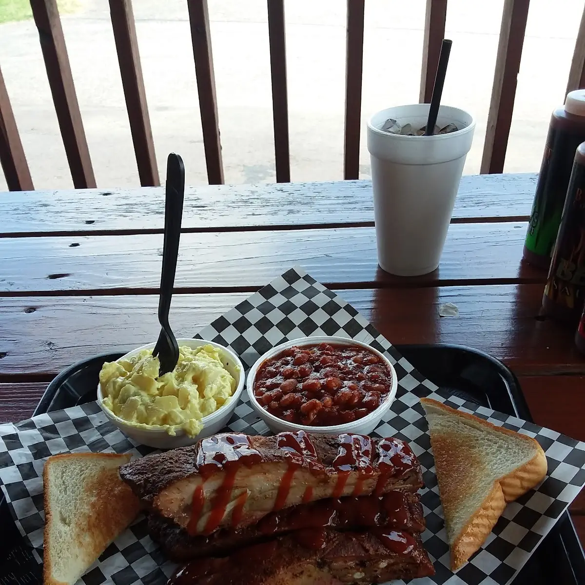 Spare Rib Dinner Plate