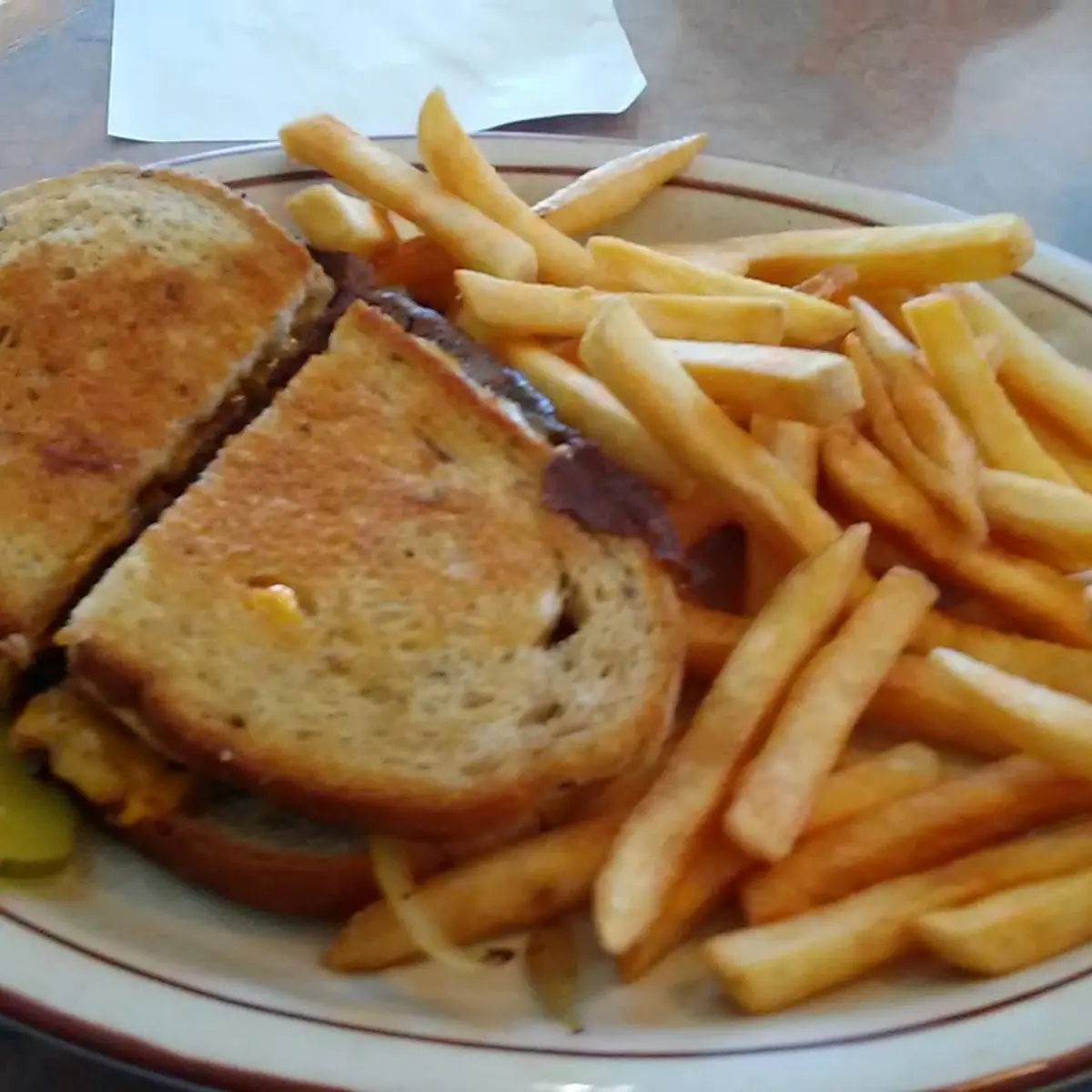 Grilled Cheese with Fries
