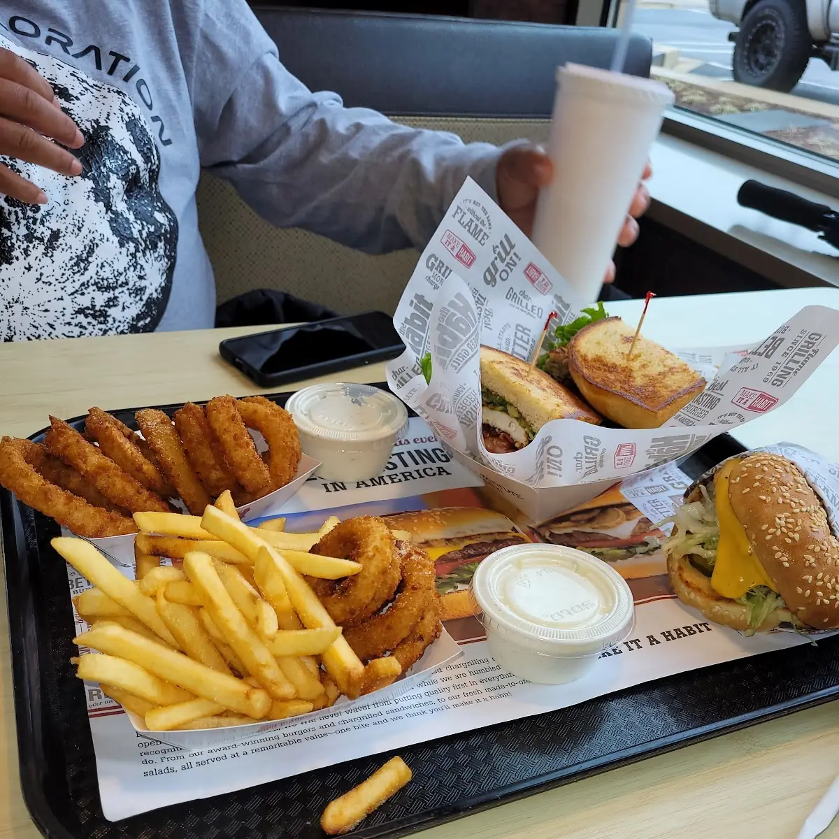 Habit Cheeseburger Combo