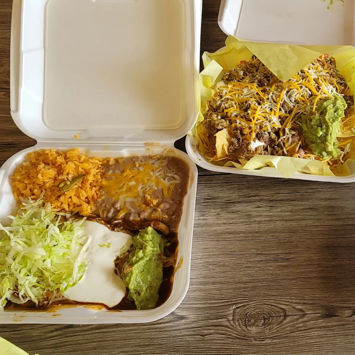 Chile Relleno Nachos Supreme Chimichanga Dinner