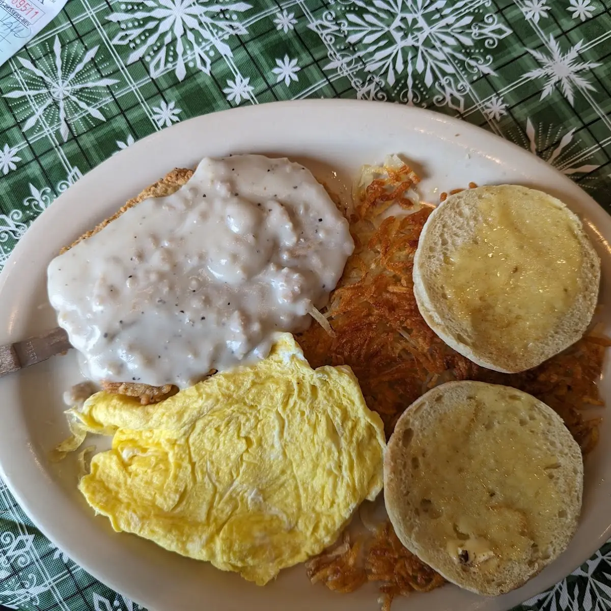 Chicken Fried Steak and Eggs