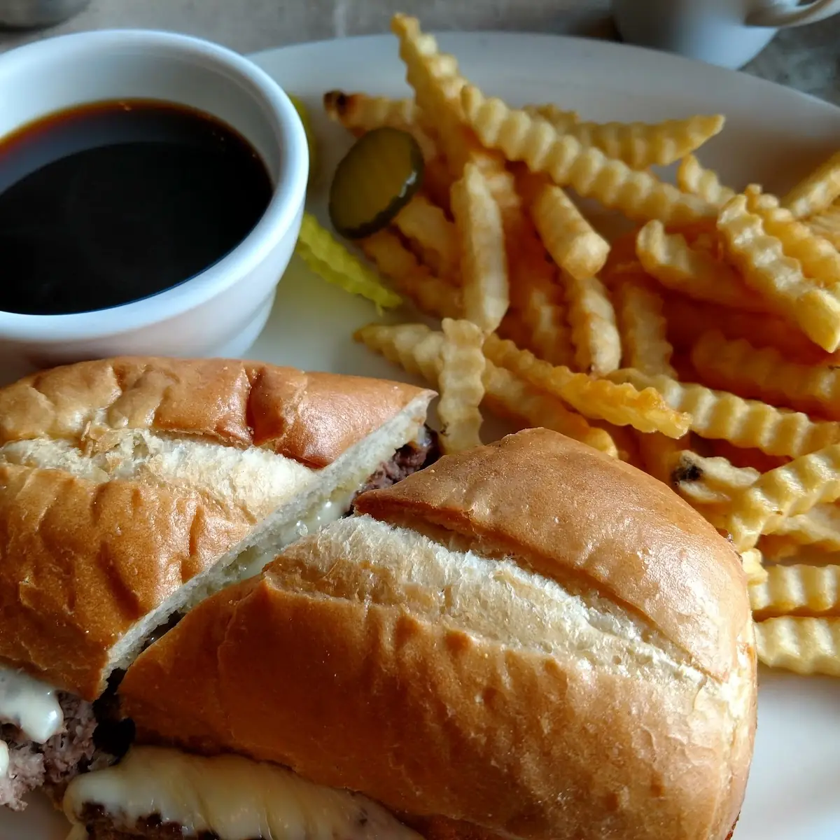 French Dip Sandwich with Fries