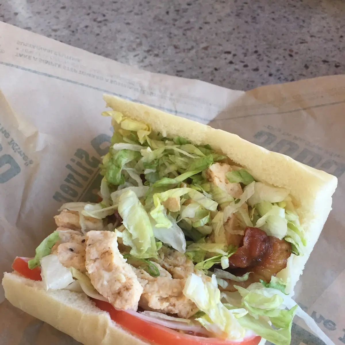 Cold Gross Chicken Bacon Ranch