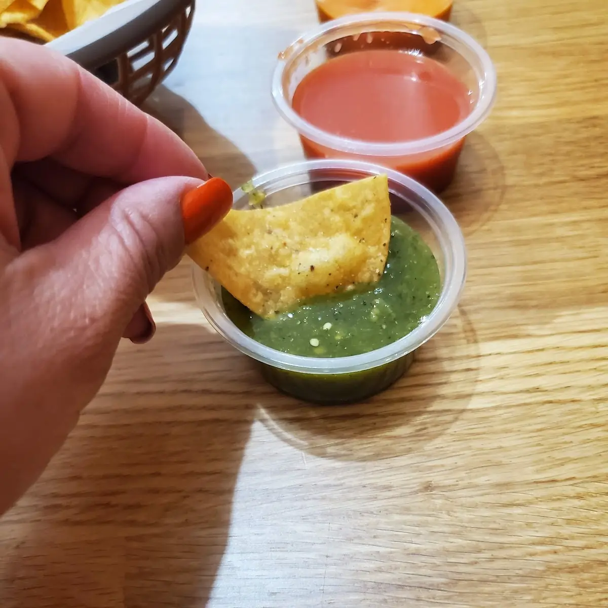 Salsa Verde & Tortilla Chips