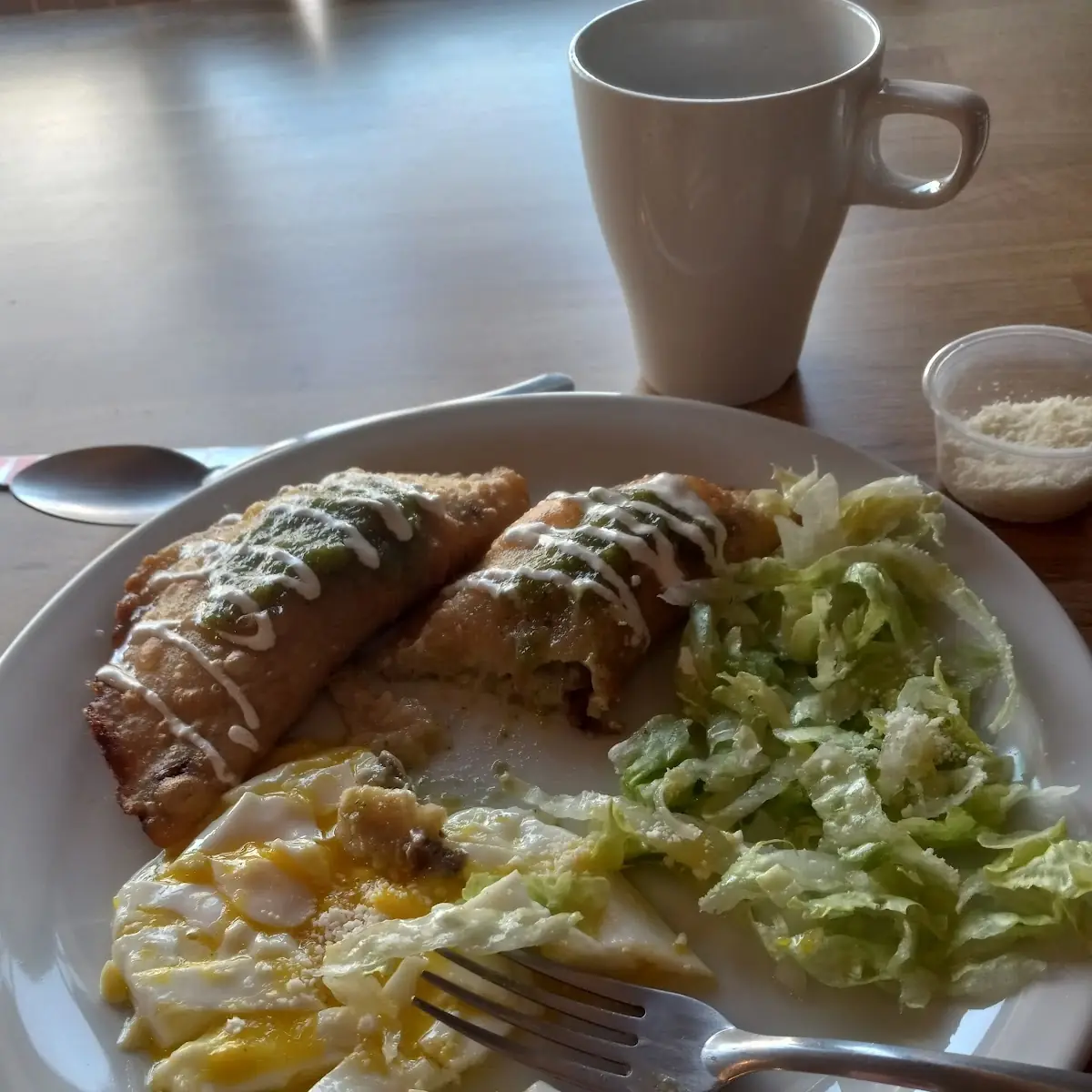 Steak Empanadas with an over Easy Egg
