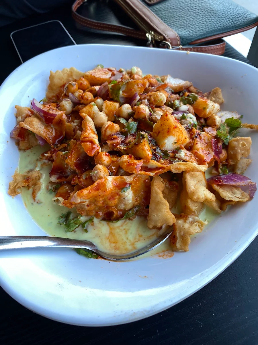 Samosa Chaat, DESI SHAMIANA RESTAURANT