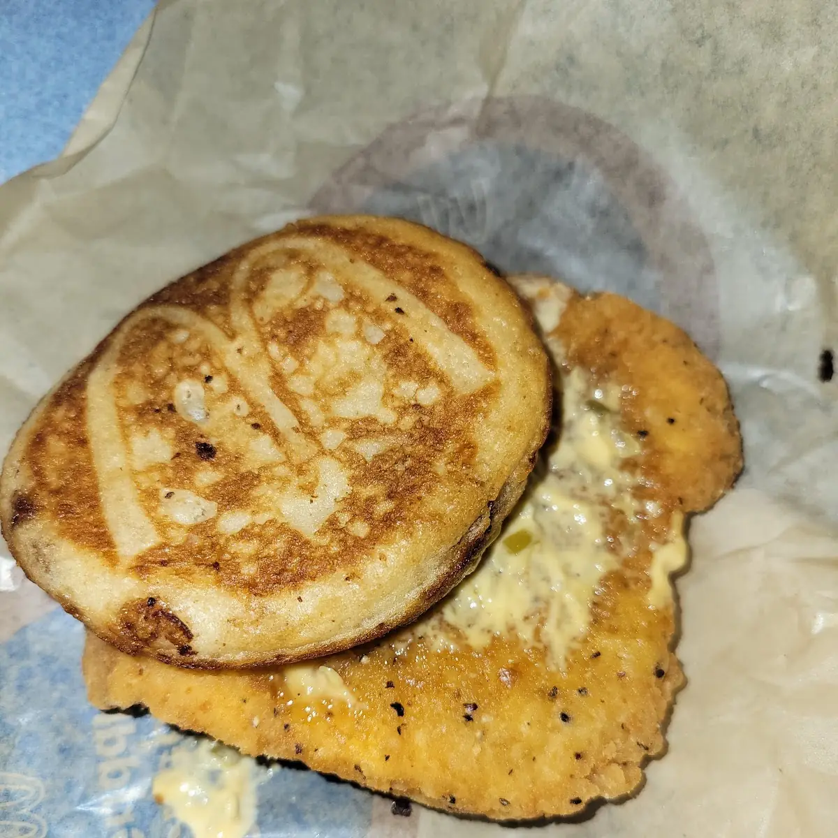 Chicken Mcgriddle with Mac Sauce