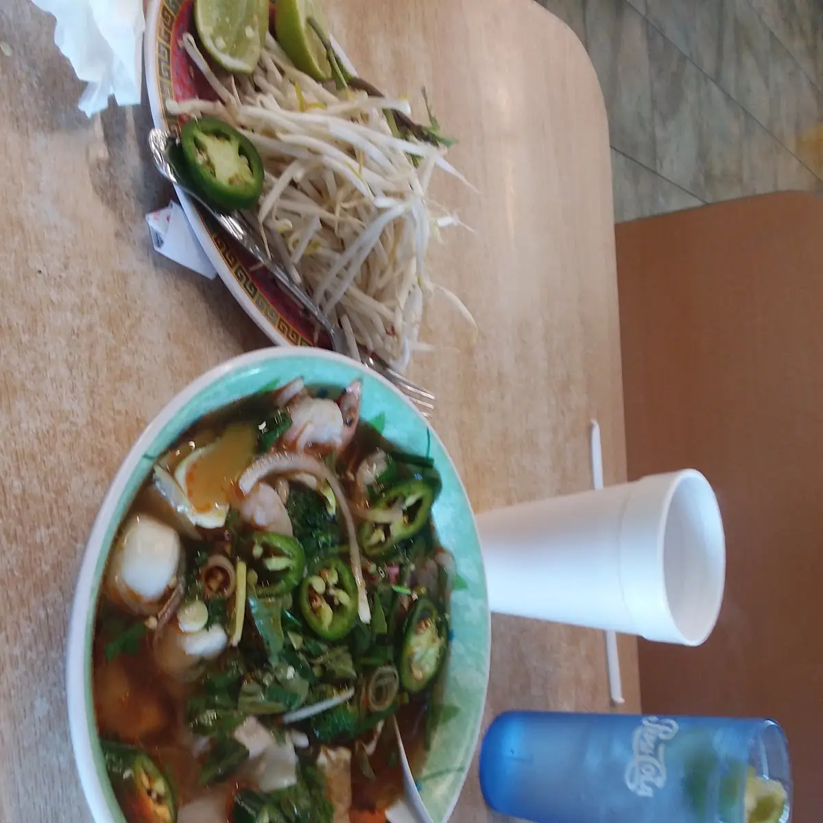 Large Beef Pho Fountain Drink