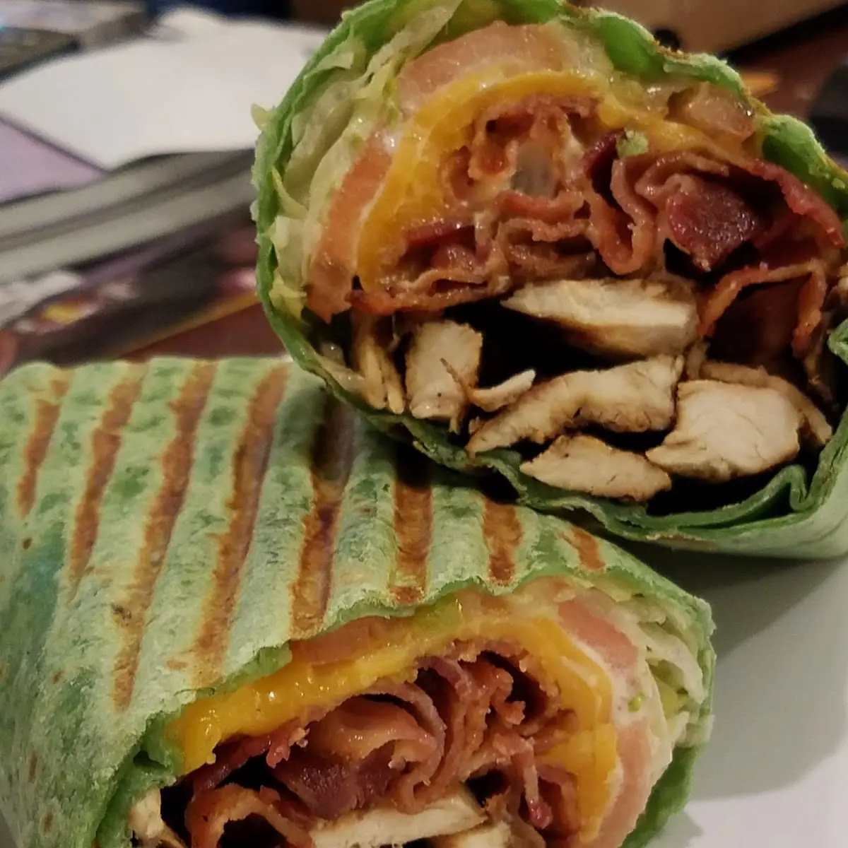 Grilled Chicken Club Wrap