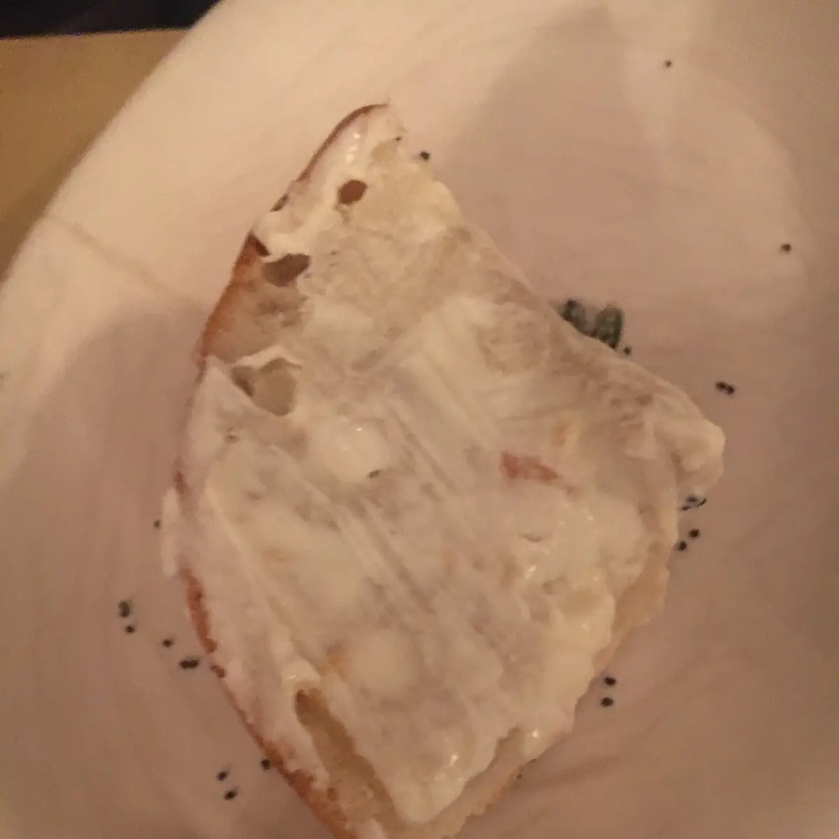 Toasted Everything Bagel with Cream Cheese